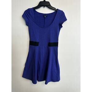 American Eagle Purple Cutout Back Fit & Flare Dress XS